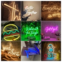 Enseignes néon LED personnalisées pour la décoration intérieure, mariages, bars, fêtes, logos d'entreprise - Néon professionnel personnalisé pour applications de bureau