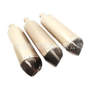 Tubo de Escape de Fibra de Carbono para Motocicleta, Silenciador Hexagonal de 51 mm, Ajuste Universal, Aislamiento Térmico para Viajes - Product Image 5