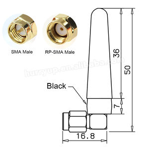 Routeur NB-IoT 2,4~2,5 GHz 2dBi avec antenne WiFi 2,4G, antenne <span class=keywords><strong>GSM</strong></span> quadri-bande 2G 850/900/1800/1900 MHz avec connecteur SMA mâle en caoutchouc - Product Image 6