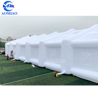 Tentes d'extérieur personnalisées, blanches à l'air, pour fête de mariage, camping, pelouse, tente gonflable pour discothèque, grande taille
