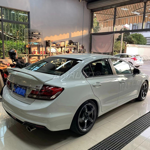 Aileron arrière pour Honda Civic 2012-2015, aileron arrière en plastique ABS DTF, couleur de l'aileron arrière - Product Image 1