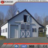 Bâtiment en acier préfabriqué de haute qualité Entrepôt en métal Structure en acier préfabriquée Écurie pour chevaux à vendre