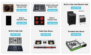 Nouveautés Jiaye JY-S5108, cuisinière à gaz professionnelle à allumage électronique en acier inoxydable, 5 brûleurs, cuisinière à gaz encastrable - Product Image 6