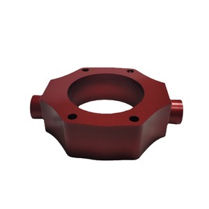 Tùy chỉnh độ chính xác gia công màu Đỏ Anodized nhôm phần <span class=keywords><strong>CNC</strong></span> mô hình dây EDM cho nhanh chóng prototyping vật liệu thép không gỉ - Product Image 2