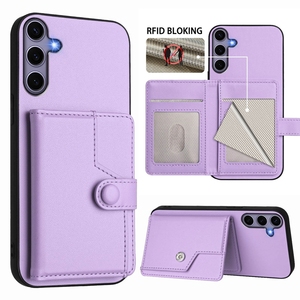 พร้อมช่องใส่บัตรเคสหนังสำหรับ <span class=keywords><strong>Samsung</strong></span> Galaxy ขอบ S25บวก S24 M56 S21 S23เป็นพิเศษเคสด้านหลัง A06 F06 - Product Image 2