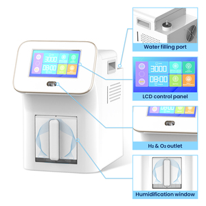 Màn Hình LCD Hydrogen Máy Trị Liệu 3000Ml Hydrogen Oxy Hít Máy Máy Phát Điện Nâu Máy Phát Điện H2 Ống Hít Thiết Bị - Product Image 5