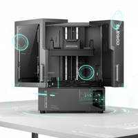 Imprimante 3D Smart Jupiter 2 MSLA 14 pouces 16K LCD avec nivellement automatique, caméra IA, volume d'impression 302x162x300mm, WiFi/USB, gravure laser