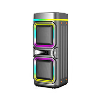 Enceinte de fête CSN-8712, grande enceinte active pleine gamme, caixa de som portátil com rodinha