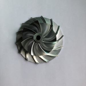 <span class=keywords><strong>TD05H</strong></span> 52.56/80.00 มม.7 + 7 ใบมีดประสิทธิภาพสูง Point มิลลิ่งเทอร์โบชาร์จเจอร์มิลลิ่ง/อลูมิเนียม 2618/billet คอมเพรสเซอร์ล้อ - Product Image 2