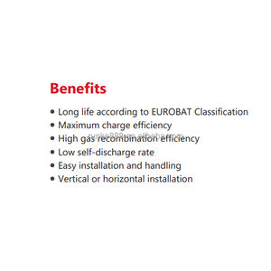 SP12-100 священного солнца, 12 В, 100 А · ч, 1200 Вт · ч, простая в установке, Высокоэффективная свинцово-кислотная батарея с длительным сроком службы для устройств UPS - Product Image 3