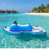 Dernier modèle de bateau gonflable électrique motorisé, type kart aquatique, jet ski, cruiser, embarcation sportive pour parc d'attractions, offrant une expérience aquatique palpitante