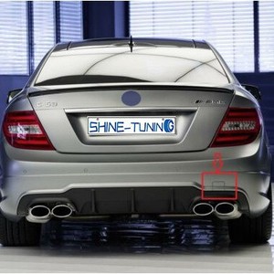 Mercedes-Benz C-Class W204 Rear Bumper Cover ABS Plastic Replacement Part 2012-2014 Sport Edition - Product Image 3