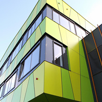 Revestimiento exterior de aluminio Paneles de revestimiento arquitectónico de revestimiento de metal entrelazado