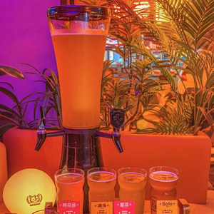 Nuevo diseño de Torre de cerveza de 3 grifos, Torre dispensadora de cerveza de barril LED de 3 <span class=keywords><strong>litros</strong></span>, <span class=keywords><strong>dispensador</strong></span> de jugo - Product Image 2
