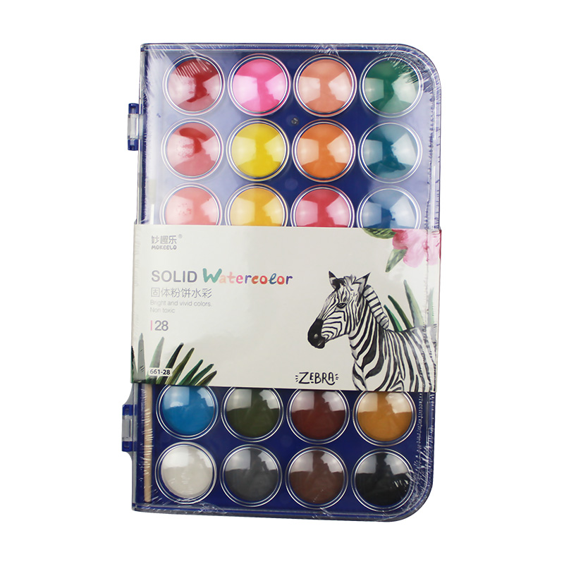 Mokeelo 661/set - Colored Watercolor Paint Palettes for Kids