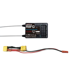 Bán buôn radiolink r8fg 8-kênh Dual Antenna <span class=keywords><strong>Receiver</strong></span> FHSS 600m phạm vi con quay hồi chuyển Tích hợp RC không thấm nước <span class=keywords><strong>Receiver</strong></span> cho Drone/xe - Product Image 2
