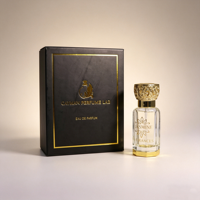 Flacon d'Attar en Verre Octogonal 3ml 6ml 12ml avec Bouchon Doré, Flacon Compte-gouttes pour Huile de Parfum Oud Arabe, Logo Personnalisé pour Achat en Gros