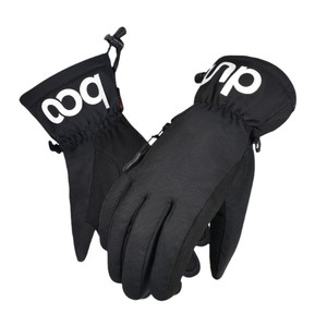 Ski <b>Gloves</b> Military Green Black Touchscreen <b>Warm</b> Thickened Zippered For Skiing Enthusiasts Unisex - Product Image 3