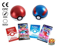 Nouvelles Cartes Pokémon : Célébration Légendaire Pikachu, Boîte Cadeau en Étain Pokeball, Édition Chinoise Scellée, Mew Surfing Pikachu