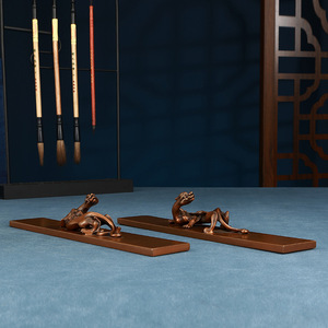 Adornos de Bronce con Forma de Dragón, Decoración de Escritorio de Cobre, Juego de Regalo para el Hogar y la Oficina - Product Image 1