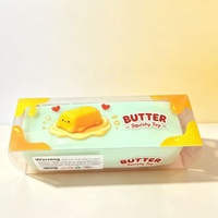 Nouveauté : Jouets Squishy Croustillants au Beurre, Façonnables, à Remontée Lente, Faits Main, Balle Anti-Stress à Presser