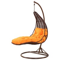 Chaise suspendue en rotin pour balcon, chaise en osier, lit de balançoire individuel pour jardin, vente directe d'usine