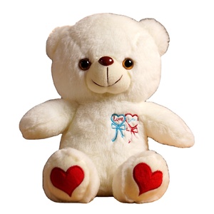 Songshan jouets peluches jouets en peluche lumineux enfants valentine cadeau peluche poupée éclairer LED coloré brillant ours en peluche jouets - Product Image 1