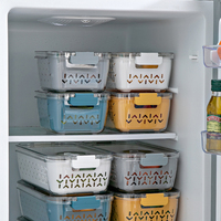Réfrigérateur pour fruits et légumes, fraîcheur, réfrigérateur, boîte de rangement pour conservation des aliments frais, conteneurs avec passoire de égouttoir au panier