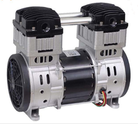Tête de pompe à Air 220V moteur tête de compresseur d'air pompe de compresseur d'air silencieuse sans huile