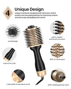 Factory Price Top Seller Wholesale Hair Dryer Professional 1 Step Hair Brush Dryer Comb Volumizer