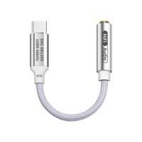 Adaptateur numérique FRANSUN série T2, USB-C vers prise casque 3,5 mm, DAC avec sortie AC, alliage d'aluminium pour téléphone portable