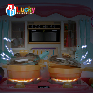 May Mắn Đồ Chơi Mới Đến Giả Vờ Chơi Nấu Ăn Trò Chơi Phun Với Ánh Sáng Âm Nhạc Trẻ Em Đồ Chơi Nhà Bếp - Product Image 3