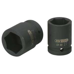 KS TOOLS - 515.1395 Hexagon <b>impact</b> <b>socket</b>, short, 3/4'' - EAN 4042146360606 <b>IMPACT</b> <b>SOCKETS</b> AND ACCESSORIES - Product Image 1