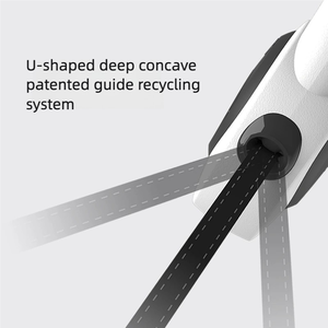 Correa de Tracción Retráctil Acolchada para Perros, Nueva, Sólida, de ABS/TPR, con Cuerda de Nailon y Acero Inoxidable, Cinta Reflectante, Estilo Clásico - Product Image 5