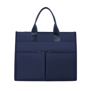 Bolsa de Lona Impermeable para Portátil, Maletín de Negocios, Duradera, Gran Capacidad, Múltiples Compartimentos, Elegante Bolsa para Portátil para Hombre - Product Image 1