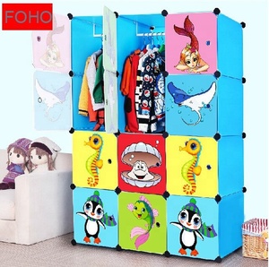 ורוד אופנה פלסטיק שינה זול מתקפל להסרה ארון ארון מלתחה מומבאי - Product Image 5