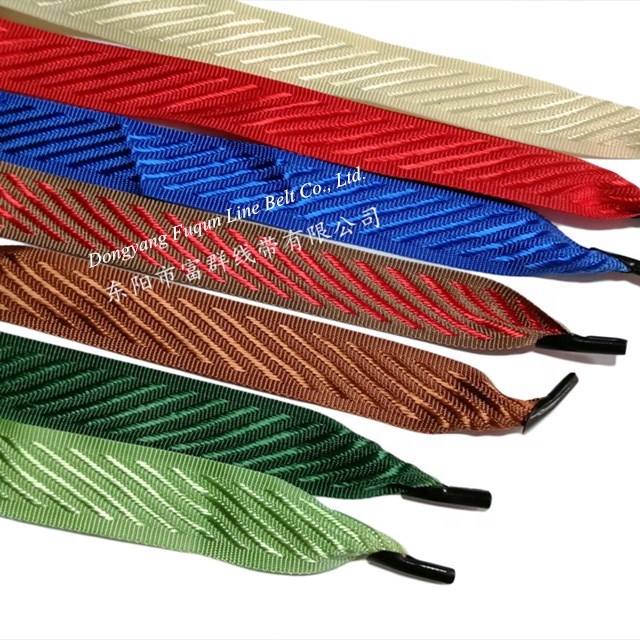 20mm Flat Nylon Ribbon Colorful Polyester Ribbon Handle Braided Nylon Flat Belt