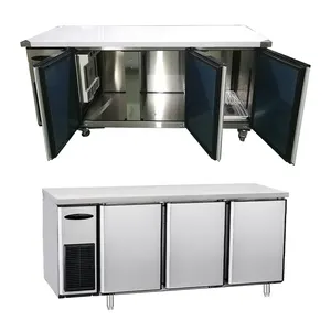 Redbowl Customization High Quality Stainless Steel Commercial Counter Table Industrial Refrigerators