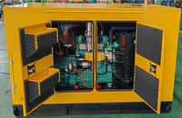 Genset Gas Tipe Terbuka 250KW 312.5KVA, Alternator Stamford 230/400V 50Hz/60Hz Dapat Disesuaikan untuk Pembangkit Listrik Metana Batuan