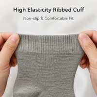 Chaussettes Confortables en Fibre d'Argent Antibactériennes et Conductrices, Anti-Humidité et Anti-Odeur
