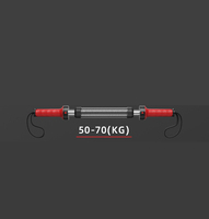 Barre de musculation à résistance à ressort réglable pour la force des bras, la force de préhension et l'entraînement des muscles pectoraux, équipement de fitness.