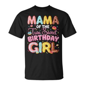 Camiseta para el segundo cumpleaños de Mama Of The Two Sweet Birthday Girl Donut - Product Image 1
