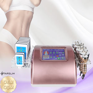 <span class=keywords><strong>2025</strong></span> portatile multifunzione 6 in 1 macchina dimagrante per il corpo rosa da 8 pollici riduzione del grasso della pelle stringe la forma del corpo sotto vuoto massaggio del corpo - Product Image 1