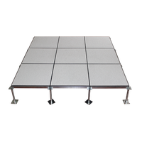 Panneau de plancher surélevé antistatique en acier haute résistance recouvert de HPL, design moderne pour les espaces commerciaux et hospitaliers - Projet complet