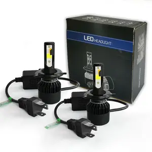 도매 하이 퀄리티 자동차 8000lm 블랙 LED 자동차 전조등 H4 H7 H11 9005 9006 H1 H3 880 led 프로젝터 라이트