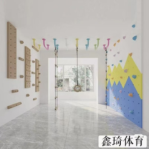 Tùy chỉnh bằng gỗ trong nhà trẻ em leo tường đá cho mẫu giáo và công viên giải trí thương mại sử dụng Thiết kế bền - Product Image 6