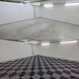 400x400x18mm chống trượt sàn nhà để Xe gạch lồng vào nhau nhựa gạch lát sàn sàn Mat cho bãi đậu xe wokshop - Product Image 6