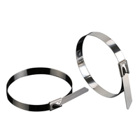 Haitai Ce Rohs 201 304 316 Kabelbinder Promotion 7,9x360mm Edelstahl Aluminium Metall SS Kabel Draht Kabelbinder