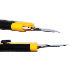 Couteau multi-usage robuste de 25 mm avec lames SK5 cassables, boîtier ABS, couteau utilitaire pour la découpe de boue, pour la construction industrielle - Product Image 4