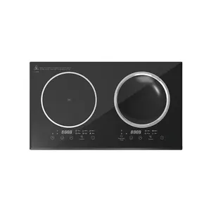 Top Supplier New Induction Cooker Electric Cooktop 2 burner commercial induction cooker Saver Cooking Electric Heater